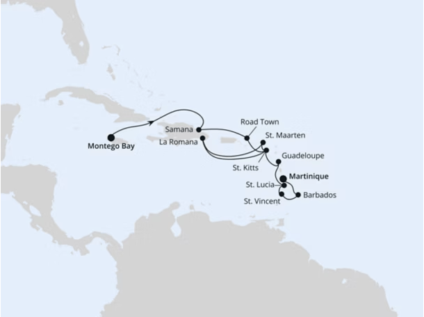 Karibik Mit Kleinen Antillen Ab Jamaika