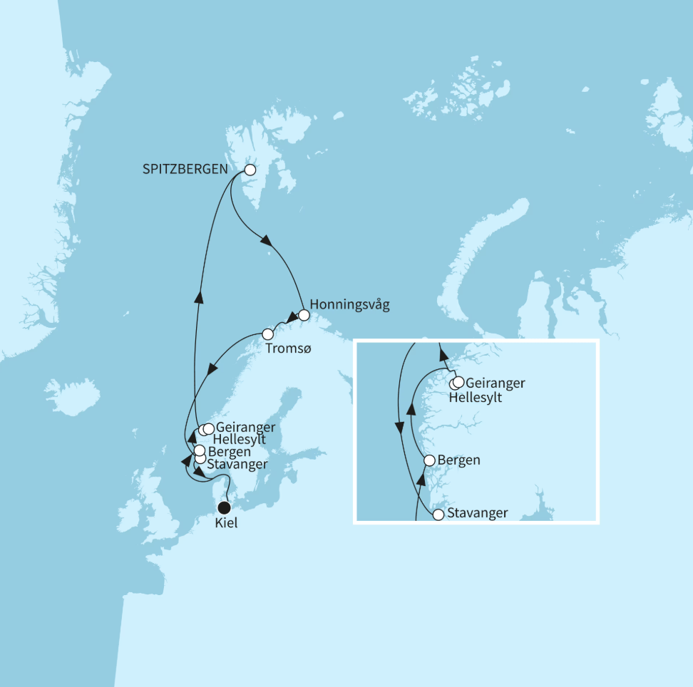 Traumreise Norwegen Nordkap