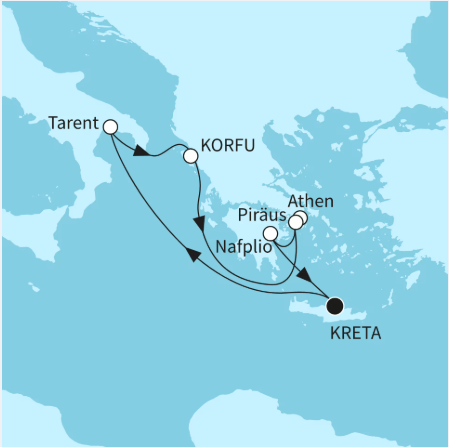 7 Nächte Vielfalt Des Östlichen Mittelmeers Ab:bis Heraklion
