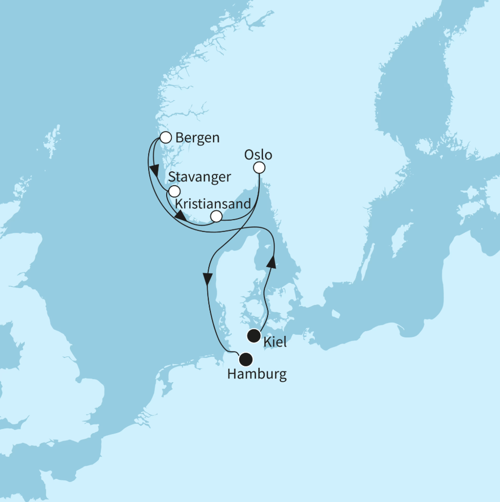 Vielfalt Norwegens